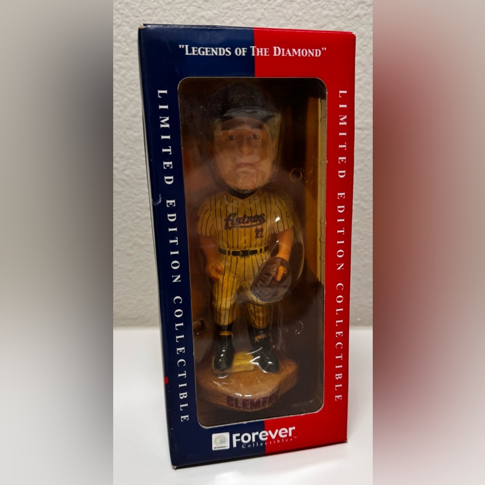 FOREVER COLLECTIBLES ROGER CLEMENS ASTROS  LEGENDS OF THE DIAMOND  BOBBLEHEAD